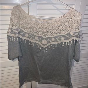Lace T-shirt